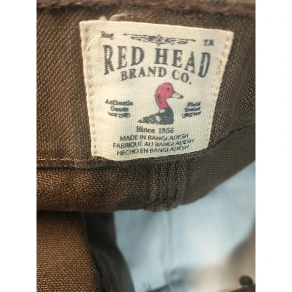 Red Head Brand Co Mens Brown Canvas Carpenter Utility Shorts Size 42 RH Canvas
